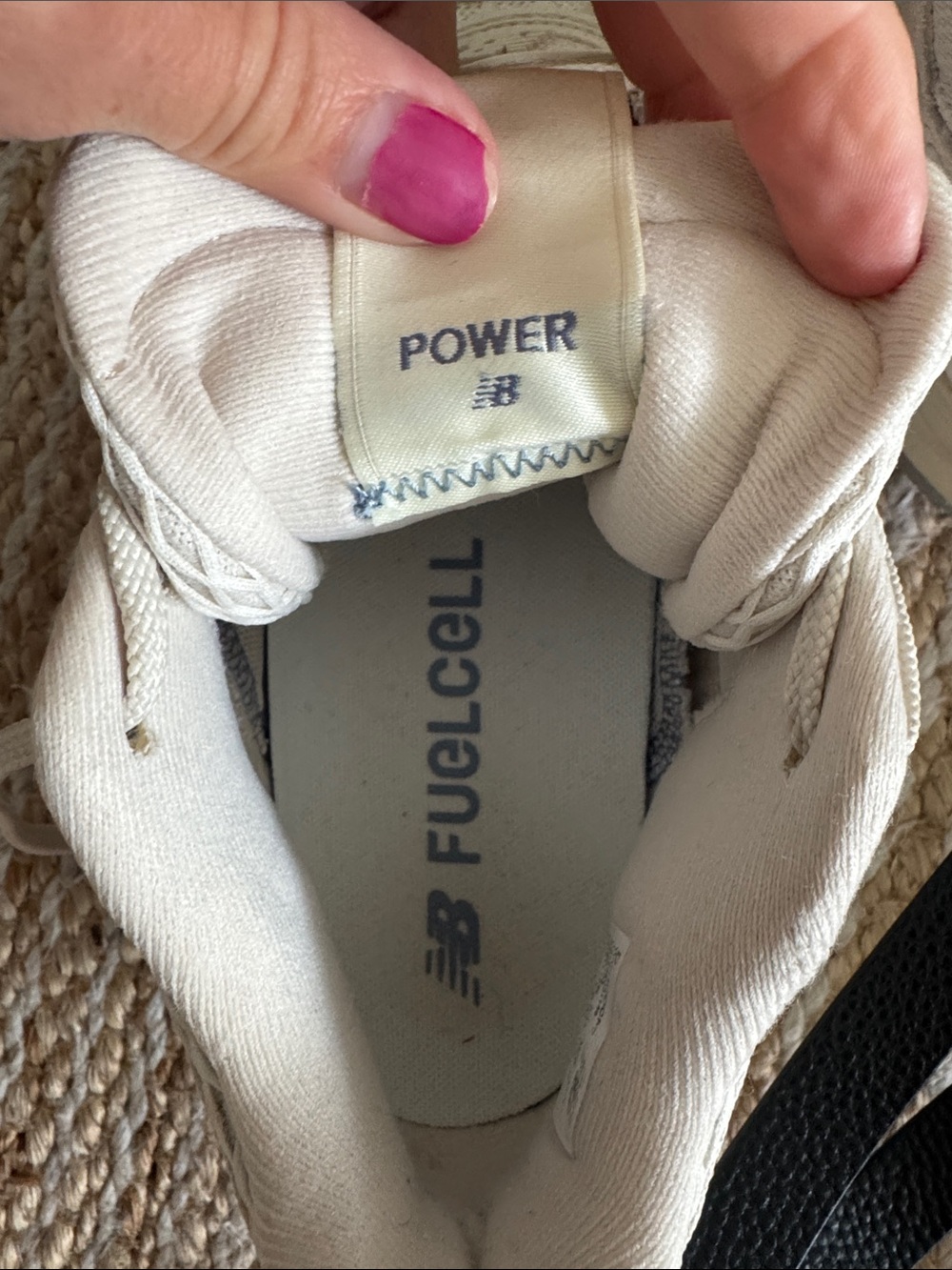 New Balance Coco GauffCream and Navy Athletic Shoes size 7.5w - Picture 7 of 11